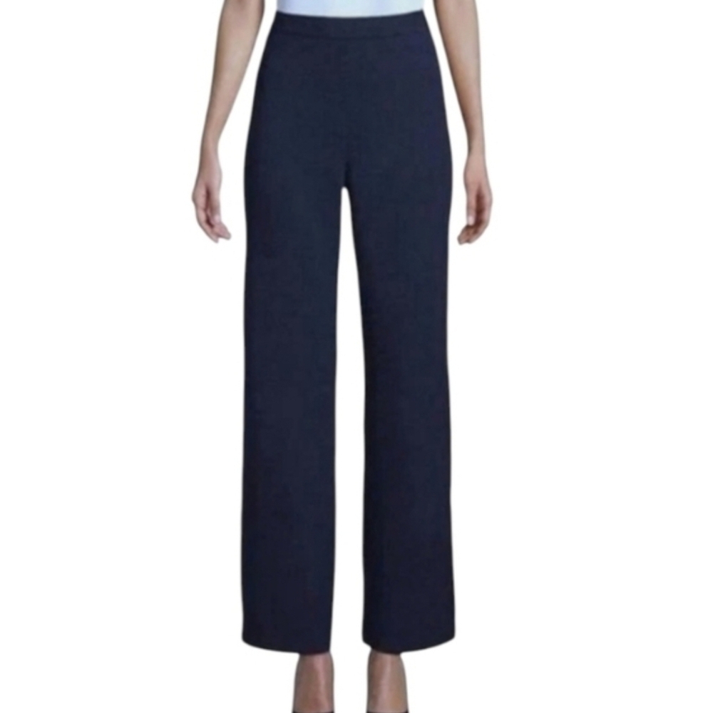 St John Navy Blue Santana Knit Pants